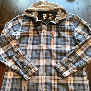 686 Infinidry Blue & Grey Plaid Jacket